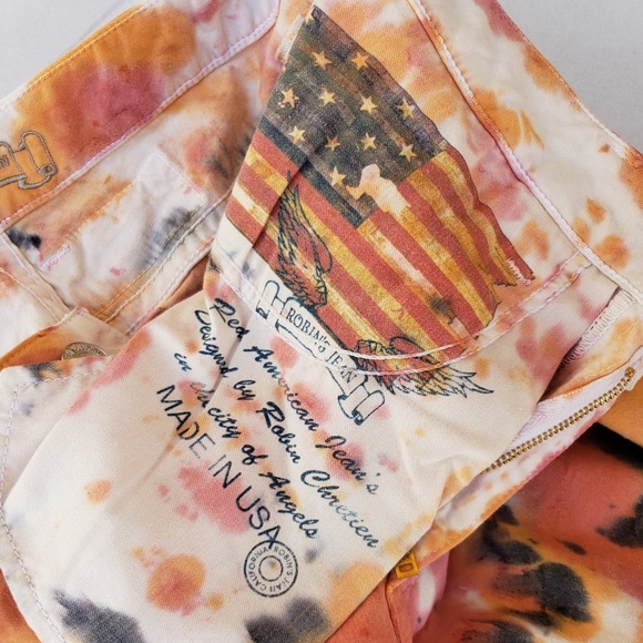 New Men ROBIN'S JEAN Long Flap Straight Leg Jeans - Picture 6 of 8